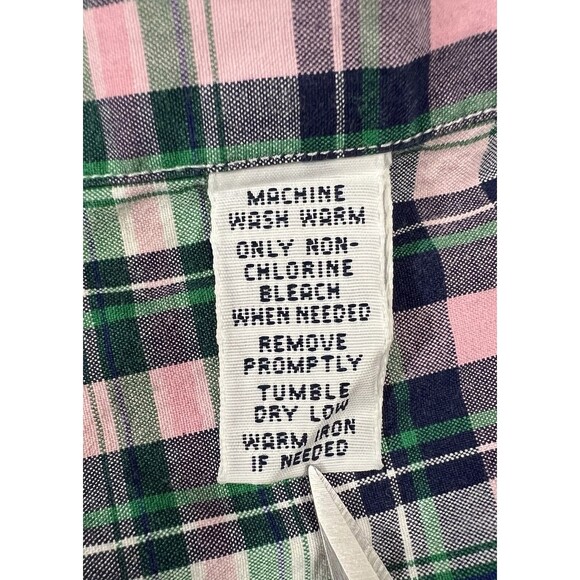 Ralph Lauren Button Down Shirt Mens Large Classic Fit Plaid Multicolor Blue Pink - Picture 8 of 11